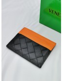 BOTTEGA VENETA TWO-TONE WOVEN CARD HOLDER -FULL SET-