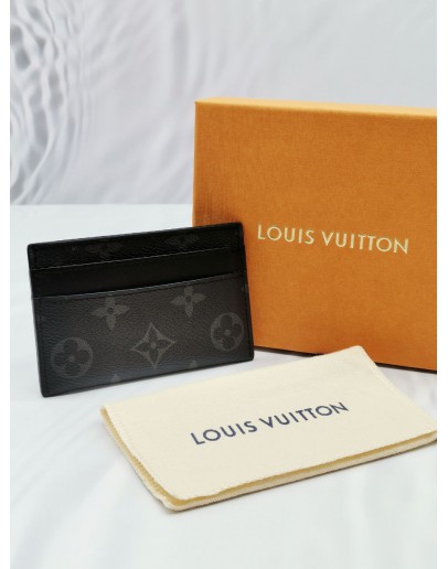 (RAYA SALE) LOUIS VUITTON DOUBLE CARD HOLDER -FULL SET-