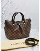 (RAYA SALE) LOUIS VUITTON SIENA PM DAMIER EBENE CANVAS BAG WITH STRAP