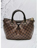 (RAYA SALE) LOUIS VUITTON SIENA PM DAMIER EBENE CANVAS BAG WITH STRAP