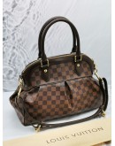 (RAYA SALE) LOUIS VUITTON TREVI PM DAMIER EBENE CANVAS SHOULDER BAG