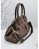 (RAYA SALE) LOUIS VUITTON TREVI PM DAMIER EBENE CANVAS SHOULDER BAG