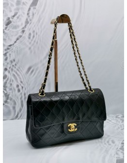 Chanel Black Crumpled Calfskin En Vogue Rope Tote