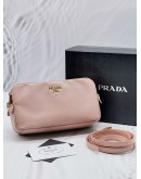 (RAYA SALE) PRADA PINK SAFFIANO LUX LEATHER CAMERA CROSSBODY BAG