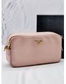 (RAYA SALE) PRADA PINK SAFFIANO LUX LEATHER CAMERA CROSSBODY BAG