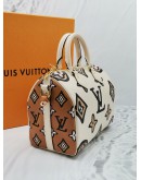 (RAYA SALE) LOUIS VUITTON MONOGRAM GIANT WILD AT HEART SPEEDY BANDOULIERE 25