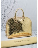 LOUIS VUITTON LIMITED EDITION GOLD MONOGRAM MIRROR ALMA GM BAG