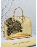 LOUIS VUITTON LIMITED EDITION GOLD MONOGRAM MIRROR ALMA GM BAG