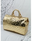 LOUIS VUITTON LIMITED EDITION GOLD MONOGRAM MIRROR SPEEDY 35