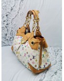 LOUIS VUITTON URSULA MONOGRAM MULTICOLOR WHITE SHOULDER BAG