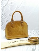 LOUIS VUITTON ALMA BB PATENT LEATHER BAG