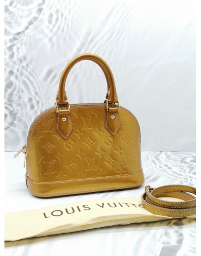 LOUIS VUITTON ALMA BB PATENT LEATHER BAG