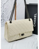 (NEW YEAR SALE) CHANEL REISSUE AGED CALFSKIN LEATHER DOUBLE FLAP BAG -FULL SET-