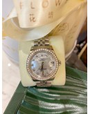 ROLEX LADY-DATEJUST REF 178384 MOTHER OF PEARL DIAMOND DIAL 31MM AUTOMATIC YEAR 2018 WATCH -FULL SET-