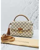 LOUIS VUITTON CROISETTE DAMIER AZUR CANVAS BAG WITH STRAP