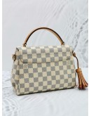 LOUIS VUITTON CROISETTE DAMIER AZUR CANVAS BAG WITH STRAP