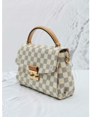 LOUIS VUITTON CROISETTE DAMIER AZUR CANVAS BAG WITH STRAP