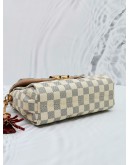 LOUIS VUITTON CROISETTE DAMIER AZUR CANVAS BAG WITH STRAP