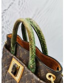 LOUIS VUITTON LIMITED EDITION MONOGRAM CANVAS PYTHON & OSTRICH ETOILE EXOTIQUE TOTE HANDLE BAG