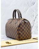 LOUIS VUITTON SPEEDY 25 DAMIER EBENE CANVAS BAG