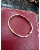 CARTIER LOVE BRACELET 750 ROSE GOLD SIZE 17