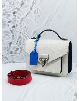 LOUIS VUITTON NEO MONCEAU WHITE EPI LEATHER BAG