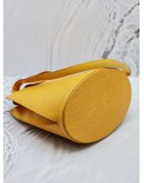 LOUIS VUITTON CLUNY YELLOW EPI LEATHER SHOULDER BAG