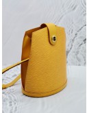 LOUIS VUITTON CLUNY YELLOW EPI LEATHER SHOULDER BAG