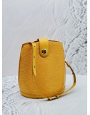 LOUIS VUITTON CLUNY YELLOW EPI LEATHER SHOULDER BAG