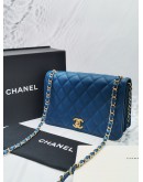 CHANEL FLAP LAMBSKIN LEATHER CHAIN BAG