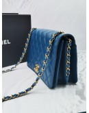 CHANEL FLAP LAMBSKIN LEATHER CHAIN BAG