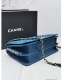 CHANEL FLAP LAMBSKIN LEATHER CHAIN BAG