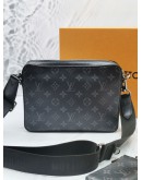 LOUIS VUITTON MONOGRAM ECLIPSE CANVAS & REVERSE CANVAS TRIO MESSENGER -FULL SET-