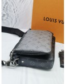 LOUIS VUITTON MONOGRAM ECLIPSE CANVAS & REVERSE CANVAS TRIO MESSENGER -FULL SET-