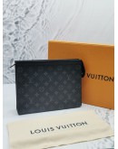 LOUIS VUITTON MONOGRAM ECLIPSE CANVAS POCHETTE VOYAGE -FULL SET-