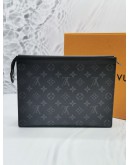 LOUIS VUITTON MONOGRAM ECLIPSE CANVAS POCHETTE VOYAGE -FULL SET-