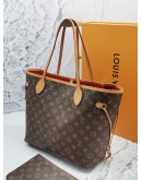 LOUIS VUITTON NEVERFULL MM WTH POUCH MONOGRAM CANVAS -FULL SET-