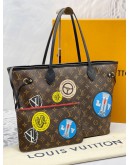 LOUIS VUITTON NEVERFULL MM WORLD TOUR MONOGRAM CANVAS BAG -FULL SET-