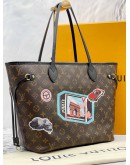 LOUIS VUITTON NEVERFULL MM WORLD TOUR MONOGRAM CANVAS BAG -FULL SET-