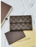 LOUIS VUITTON DAMIER EBENE CANVAS WALLET -FULL SET-