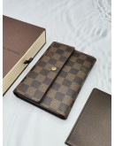 LOUIS VUITTON DAMIER EBENE CANVAS WALLET -FULL SET-