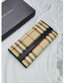 BURBERRY NOVA CHECK CONTINENTAL LONG WALLET -FULL SET-