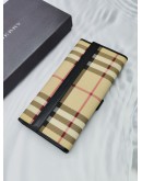 BURBERRY NOVA CHECK CONTINENTAL LONG WALLET -FULL SET-