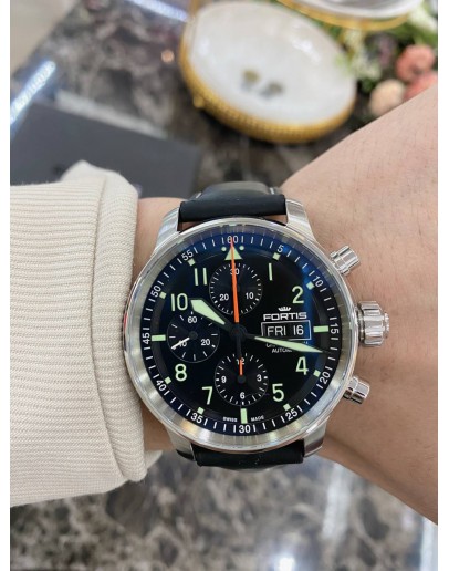 FORTIS FLIEGER CHRONOGRAPH 40MM AUTOMATIC YEAR 2010 WATCH