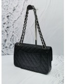 CHANEL CLASSIC MEDIUM DOUBLE FLAP BAG IN CAVIAR LEATHER SHW