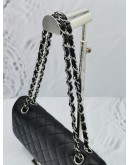 CHANEL CLASSIC MEDIUM DOUBLE FLAP BAG IN CAVIAR LEATHER SHW