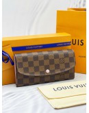 LOUIS VUITTON EMILIE DAMIER EBENE CANVAS WALLET -FULL SET-