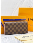 LOUIS VUITTON EMILIE DAMIER EBENE CANVAS WALLET -FULL SET-