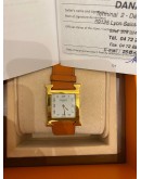 HERMES LADY H MM DOUBLE TOUR REF HH1.201 QUARTZ 30MM YEAR 2021 WATCH -FULL SET-