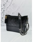 (MICROCHIP) CHANEL GABRILLE QUILTED AGED CALFKSIN MEDIUM BAG